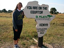 Rebecca var på højskole i Kenya på sommaren