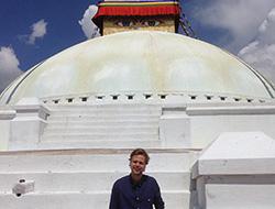 Søren var på praktik i Nepal som medicinstuderende